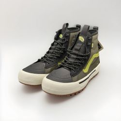 VANS Sk8-Hi Gore-Tex MTE-3 Boots Shoes Mens 9 Black Olive Waterproof Hiking