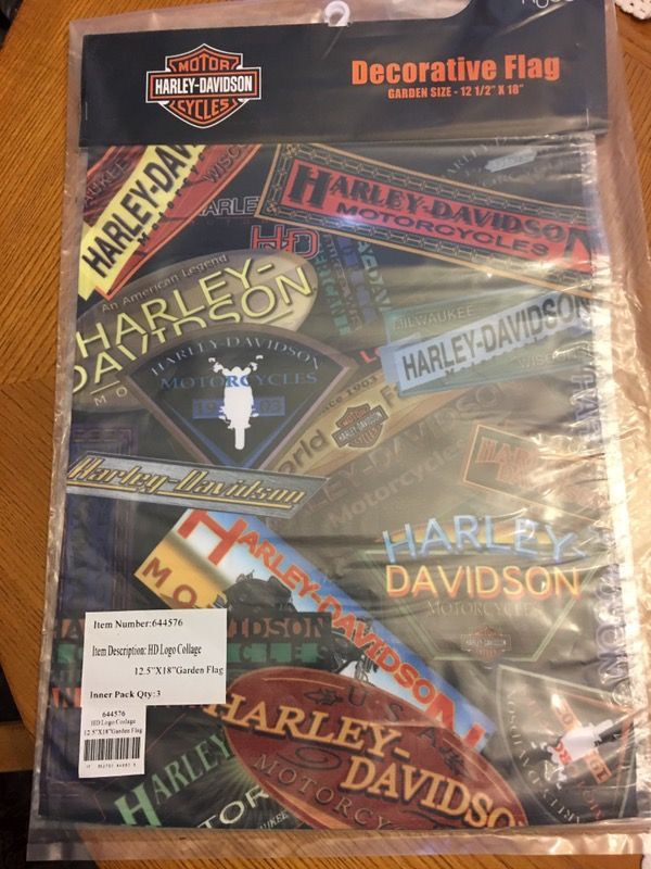 Harley Davidson garden flag