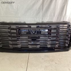 2024-2025 GMC SIERRA 2(contact info removed) HD FRONT GRILLE CENTER GRILLE/CAMERA USED OEM 