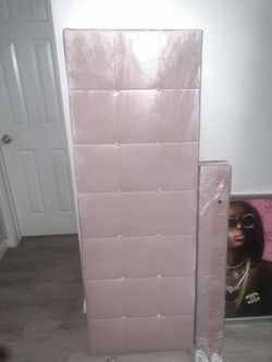 Pink queen size bedframe