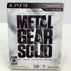 Metal Gear Solid The Legacy Collection For PS3 / PlayStation 3 