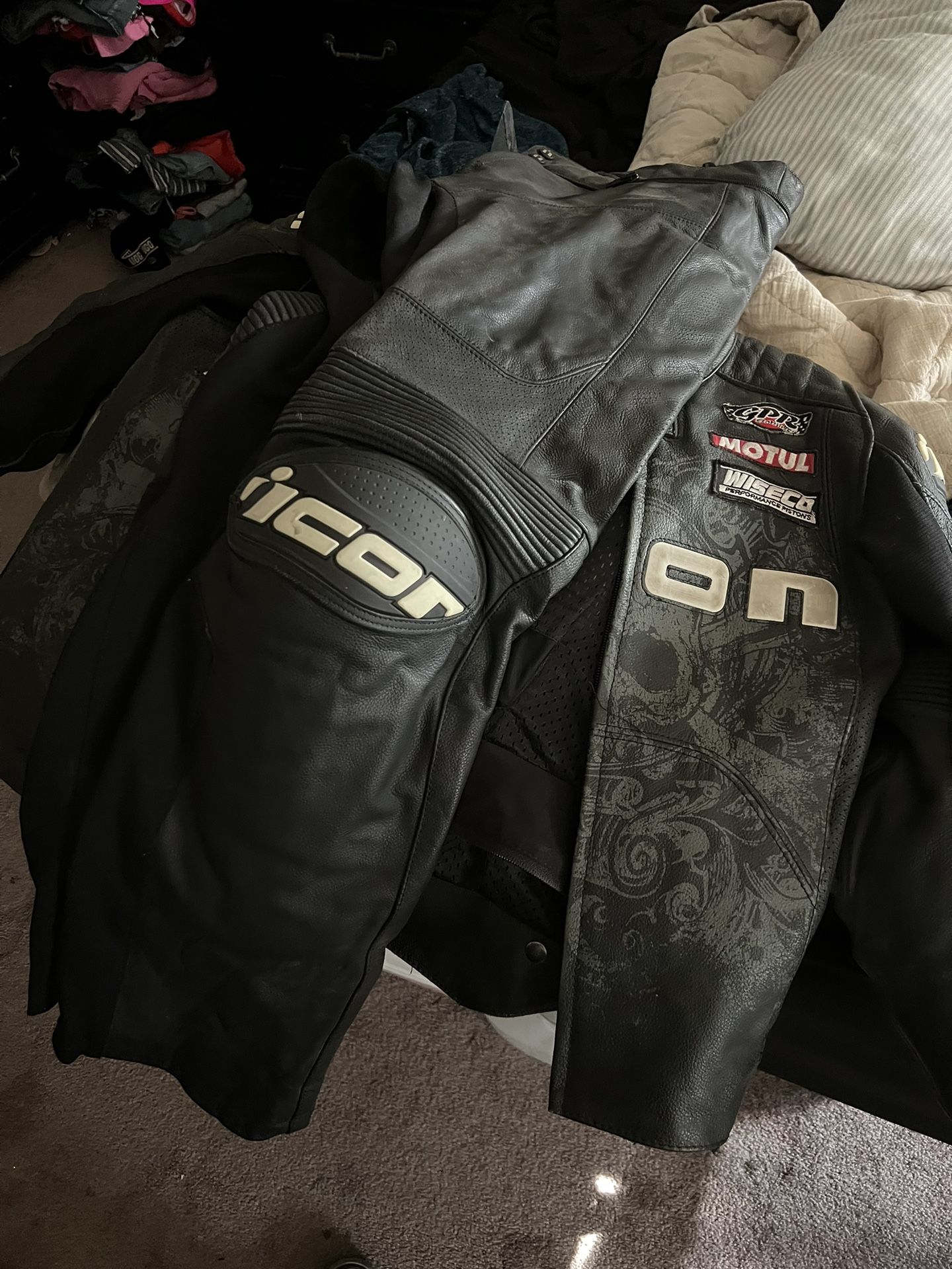 Icon Motorcycle Leather Jacket