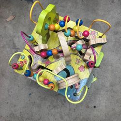 Wooden Activity Cube Zany Zoo