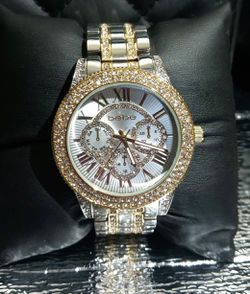 Bebe Crystal Embellished Chronograph Watch With 5 Year Warranty For Sale In Porterville Ca Offerup