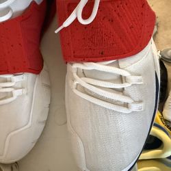 Nike Shoes Men Size 18 Kyrie 6 USA BQ4630-102 Sneakers White Red Blue