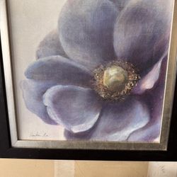 Framed Floral Picture