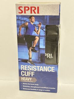 NEW SPRI heavy resistance cuff for ankle / leg - up to 50 lbs of resistance