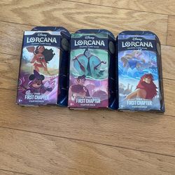 Disney Lorcana The First Chapter Starter Decks