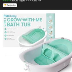 FRIDA BABY 4 in 1 GROW WITH ME BABY BATH TUB 