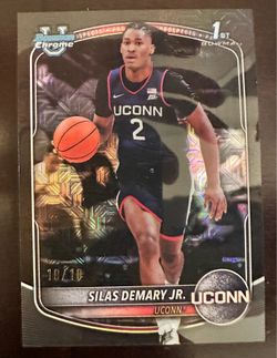 Silas Demary Bowman Chrome Black Border Refractor 10/10