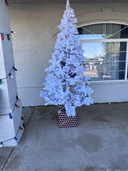 White Christmas Tree