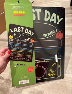 2 First/Last Day of School Signs