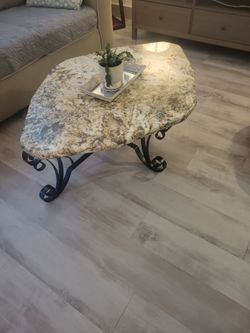 Marble coffee table