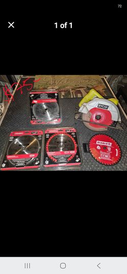 Ryobi Circular Saw with Saw Blades Bundle