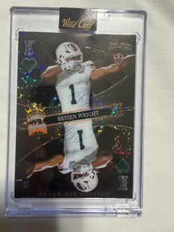 Brysen Wright Wild Card Black Tie Edition Football Card