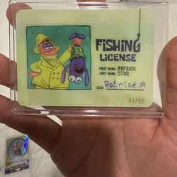 Topps Chrome Patricks Fishing License /99