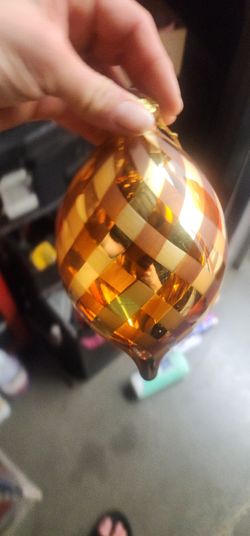 Hand Blown Glass Tree Decor