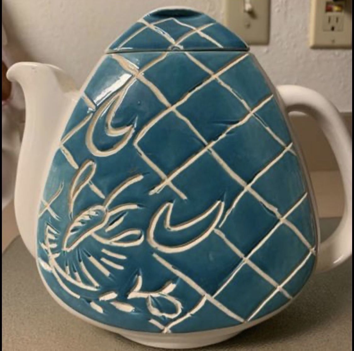Vintage Roselane Pottery Teapot