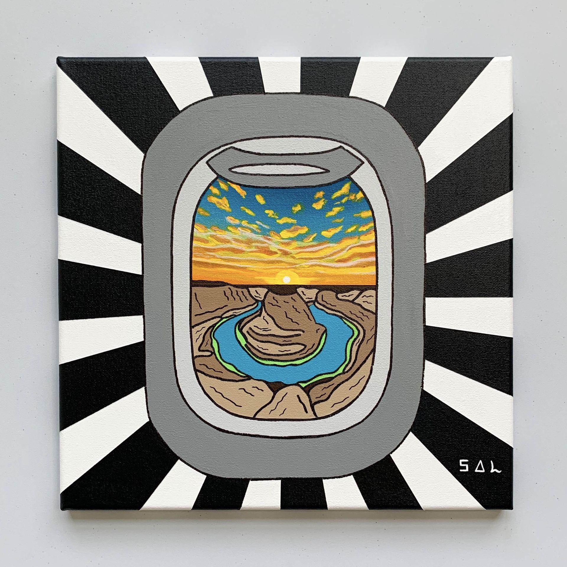 Acrylic Canvas Painting