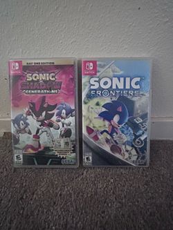 Sonic X Shadow Generations and Sonic Frontiers ($50 each)