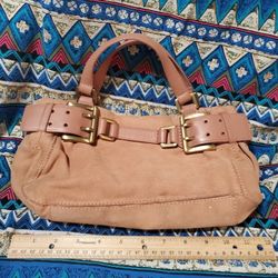 Dkny Mauve Suade Hand Bag 