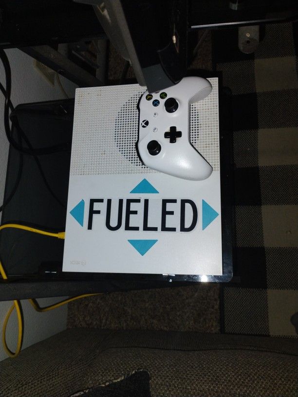 Xbox One S With Controller, Games And All The Cords
