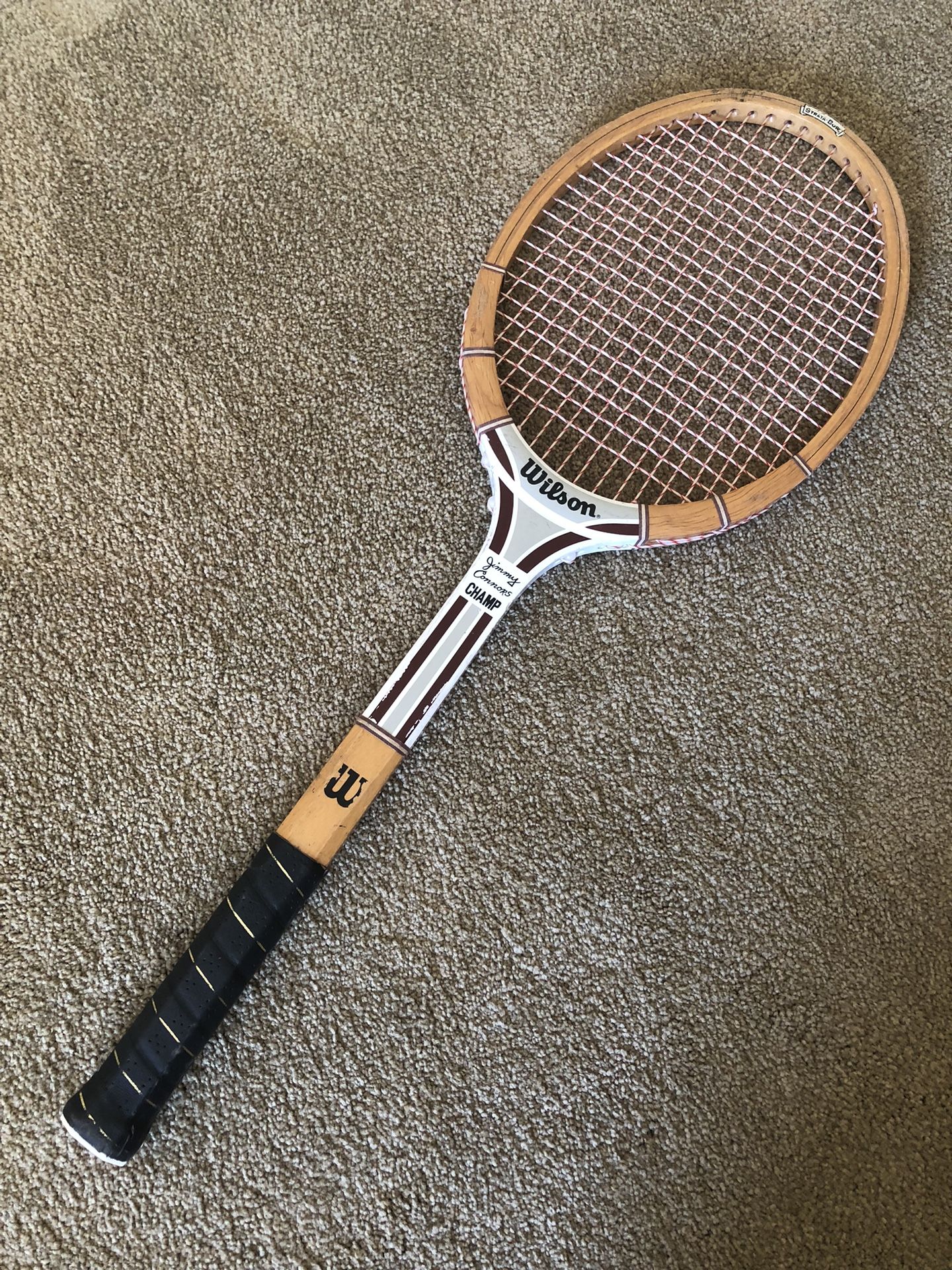 Wilson Wood Racket Vintage Wilson Jimmy Connors