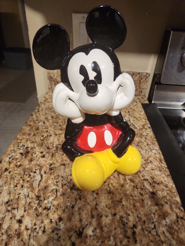 Mickey Mouse Vintage Cookie Jar.
