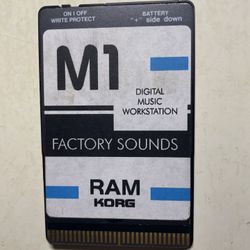 Korg M1 Or M1R Factory Sounds Ram Card
