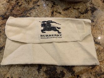 Authentic Burberry Wallet Dust Bag
