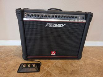 Peavey TransTube Special 212 "Red Stripe" 130W/200W 2x12 Combo w/ Original 3-Button Footswitch