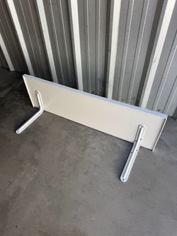 White Wall-Mounted Utility Shelf