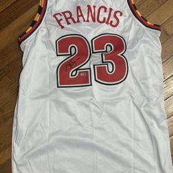 Steve Francis Autographed Jersey