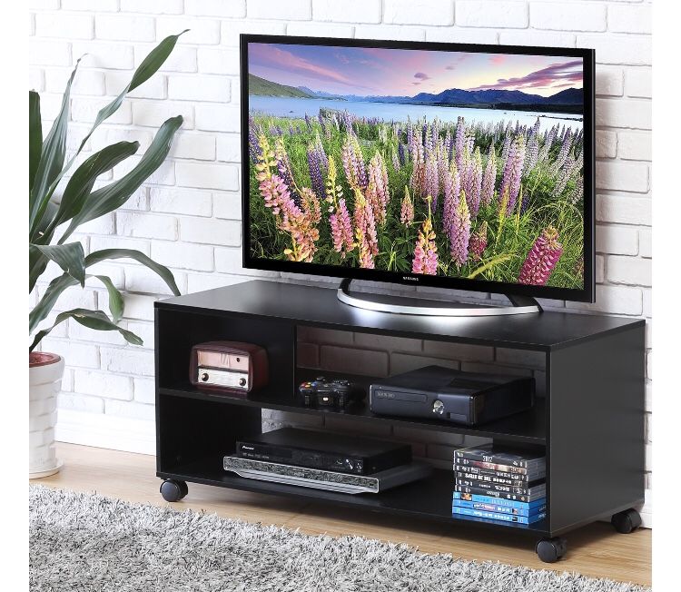 FITUEYES Wood TV Media Stand TV Storage for 32-65 inch flatscreen TV A10-9144