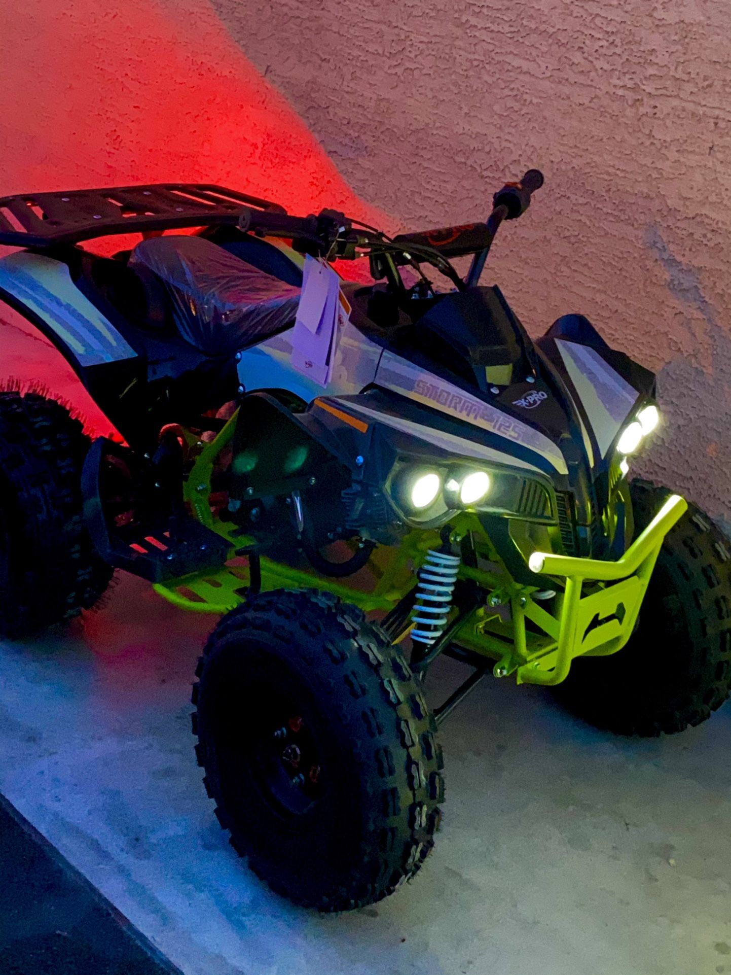 🚨Brand New ATV Quad 4 Wheeler for ADULT 125cc w/ LED lights & Title on Hand