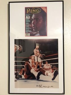 Autographed Muhammad Ali aka Cassius Clay