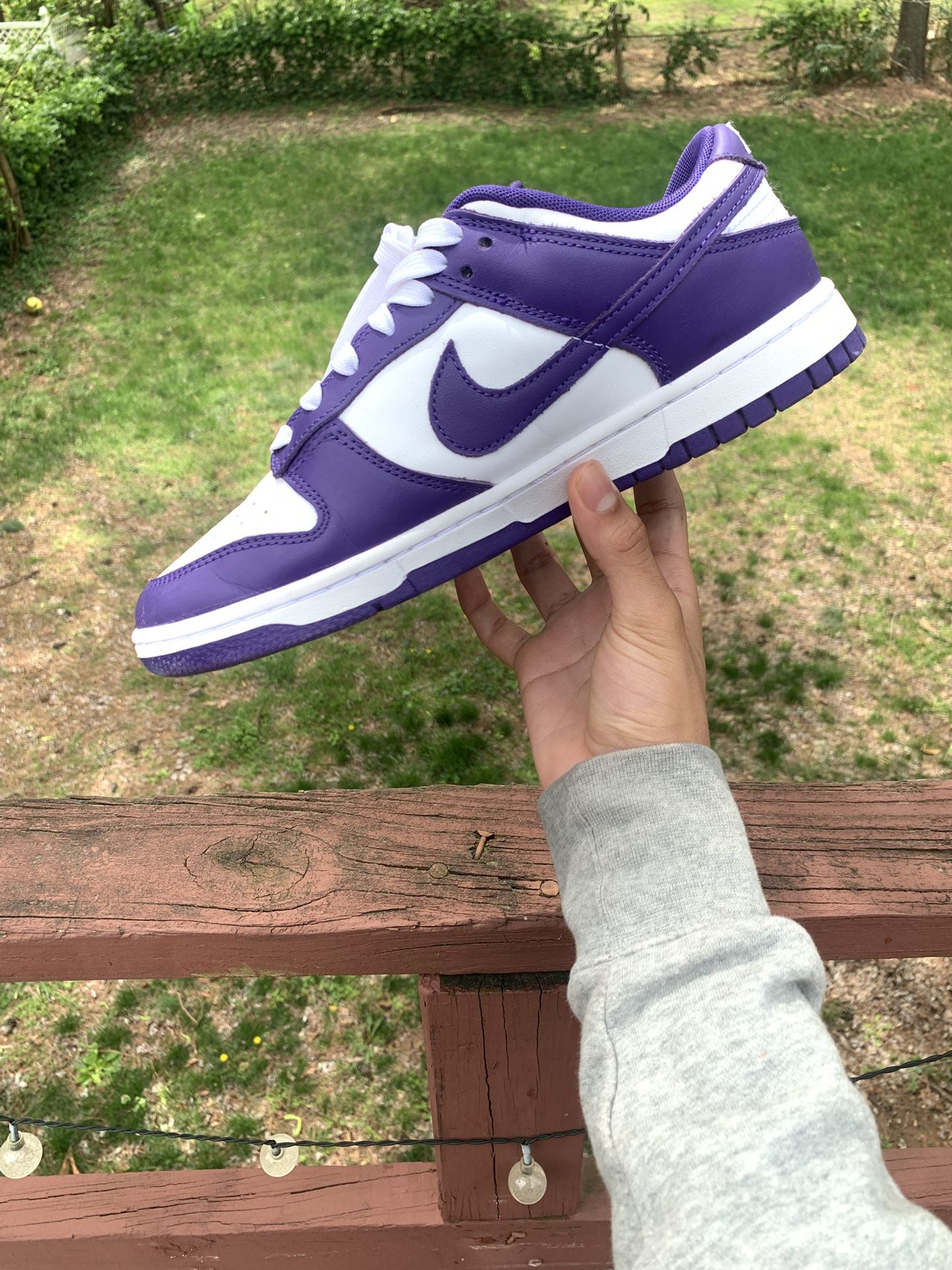 Nike dunk low “Championship purple” size Men