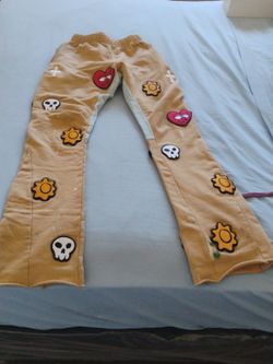 Glo gang patch joggers size xsmall