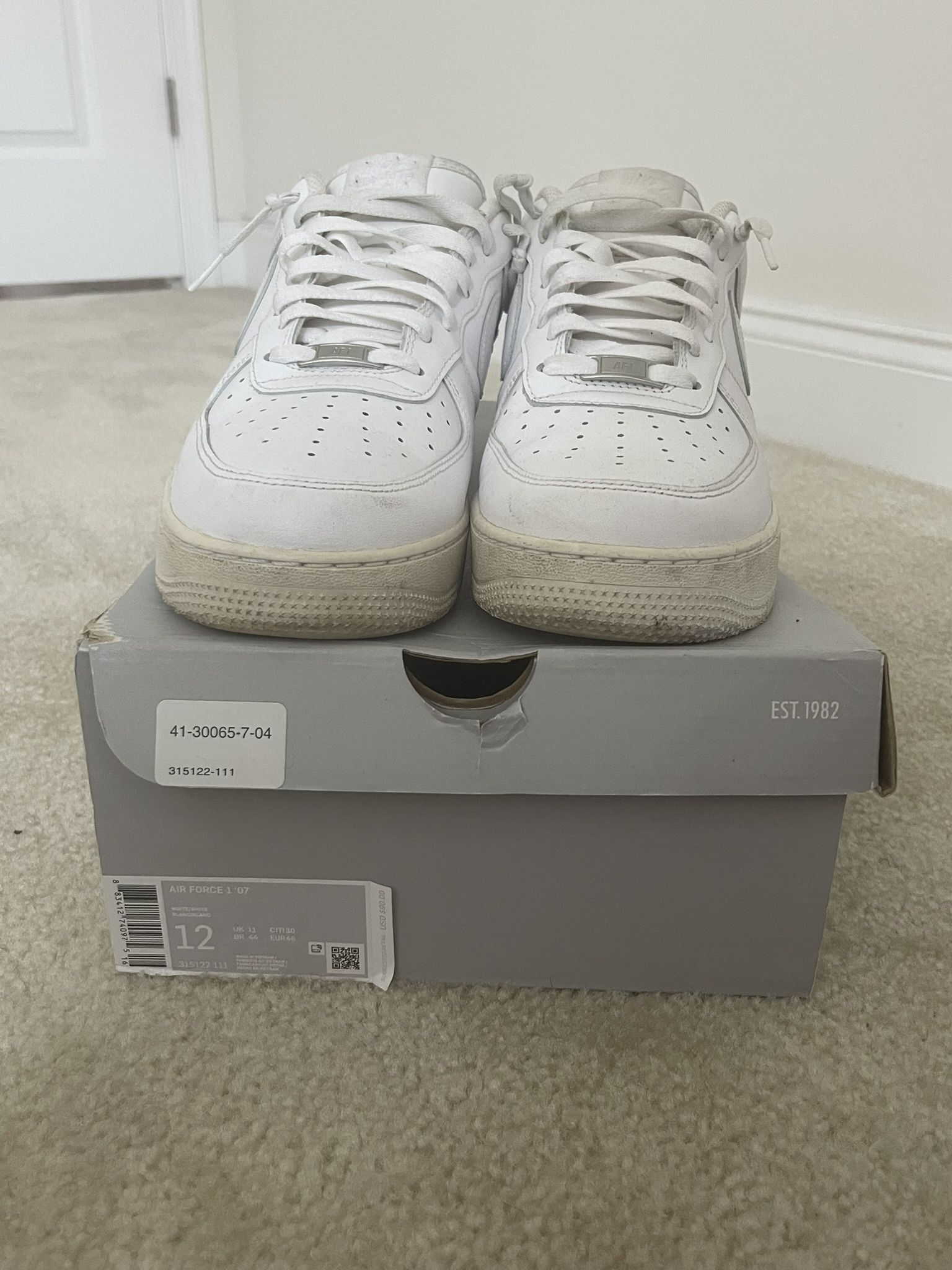 Air Force 1s size 12 mens