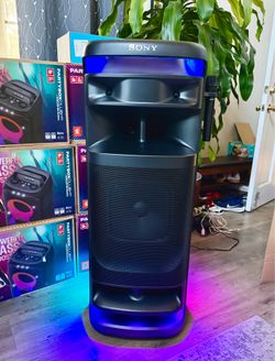 Sony ULT TOWER 10 Bluetooth Party Speaker | Massive Bass, Karaoke/ Guitar Inputs, Premium Sony Audio