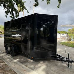 Hook & Line 7 x 14 Enclosed Trailer 7k