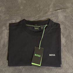 Hugo Boss Men Navy Blue T-Shirt
