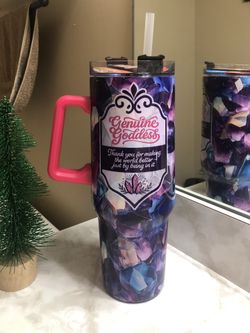 “Genuine Goddess” Stainless Steel Tumbler (40 oz.)