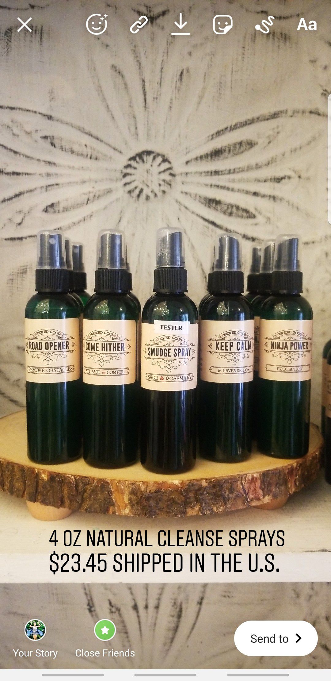 Limpia / Cleanse Sprays with natural essential oils
