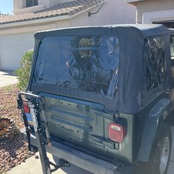 Tj wrangler soft top oem