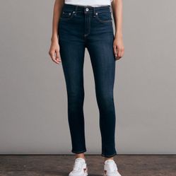 RAG & BONE Heritage Indigo Denim High-Rise Slim Fit Ankle Skinny Jeans