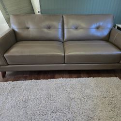 2 Leather Couches 
