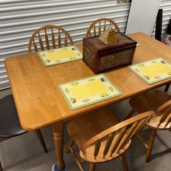 Dining Room Table With High-End Placemats