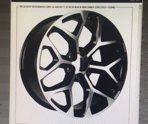 22" GMC Sierra replica wheels