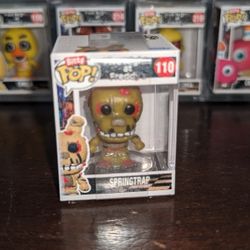 Bitty Pop Springtrap Funko Rare! 